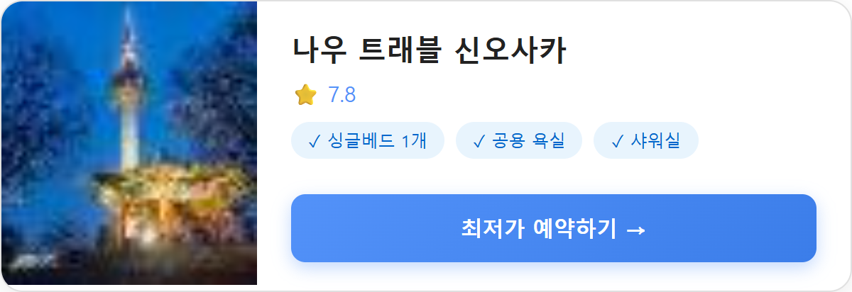 나우 트래블 신오사카